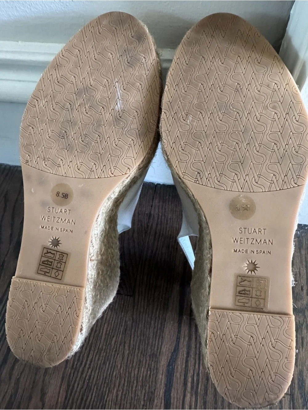 Stuart Weitzman Women's Island Espadrille Wedge Sandal 8.5